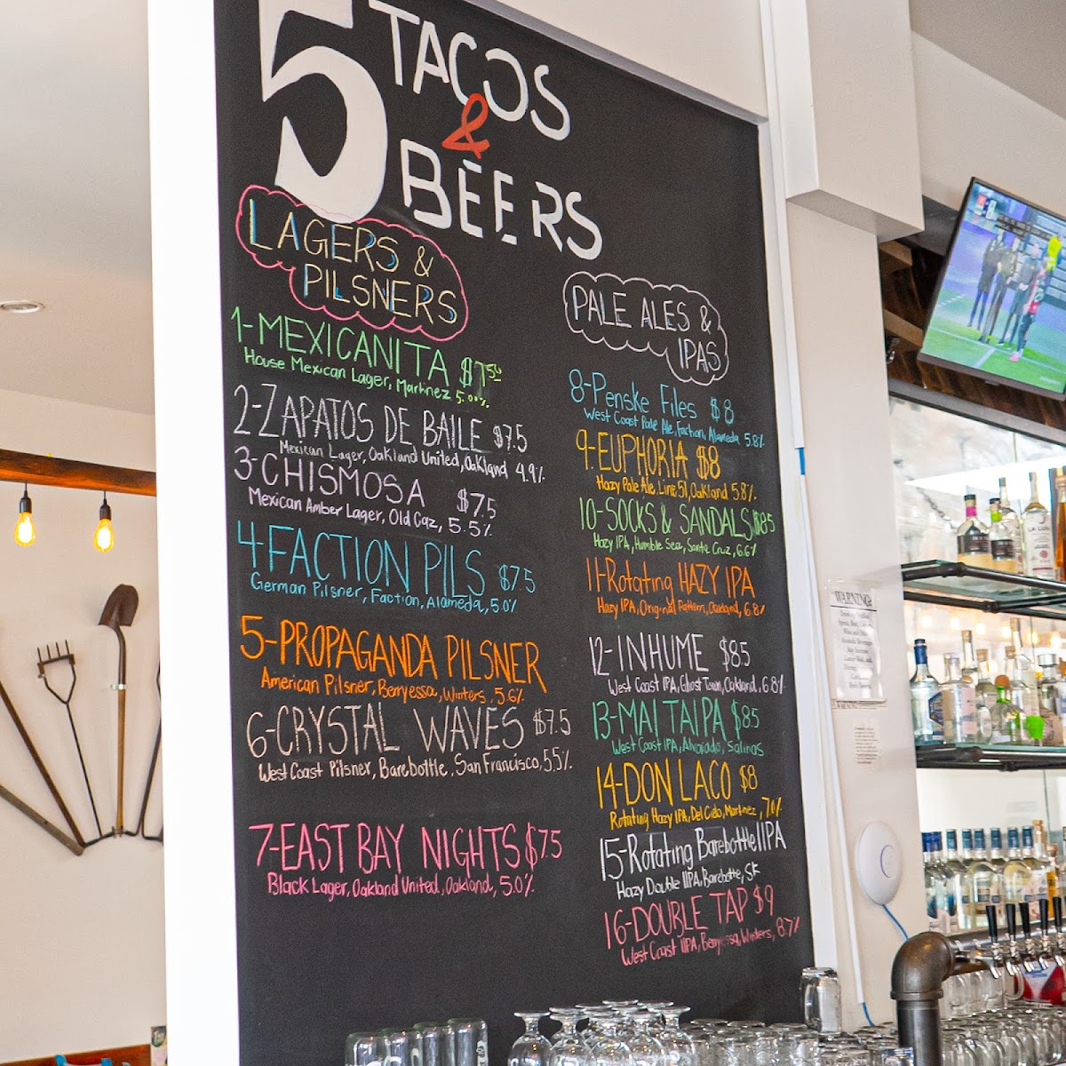 Menu 5 Tacos And Beers Berkeley-1