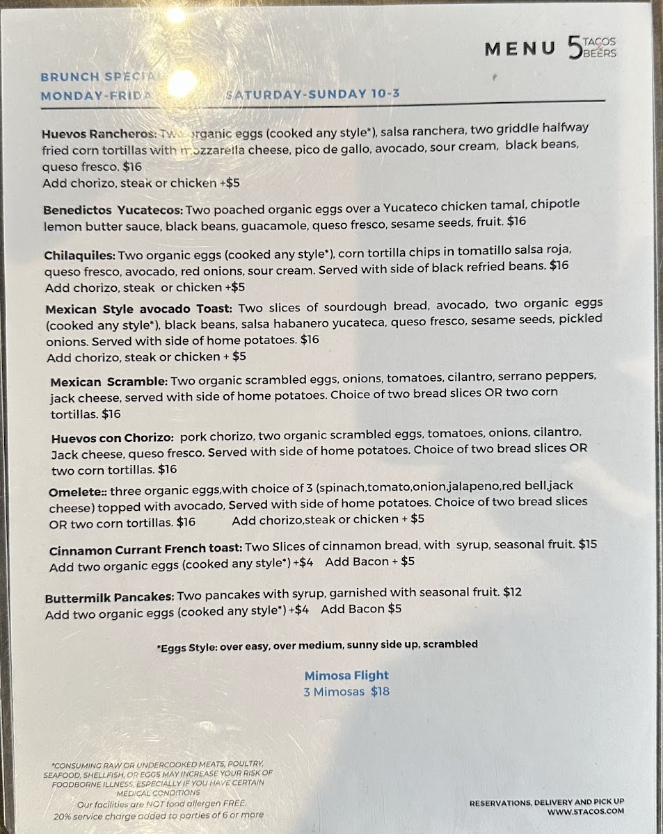 Menu 5 Tacos And Beers Berkeley-3